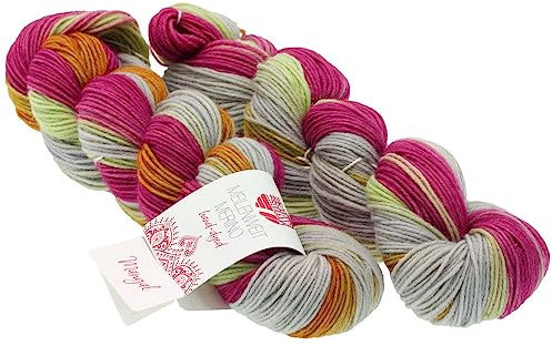 Lana Grossa MEILENWEIT Merino 50 Hand-Dyed 2er Set 212 - Mangal