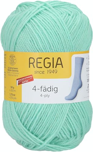 Schachenmayr Regia 4-Fädig Uni, 50G aqua Handstrickgarne