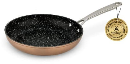 LAGUIOLE - Poêle 32 cm cuivre anti-adhésif Greblon C2 induction