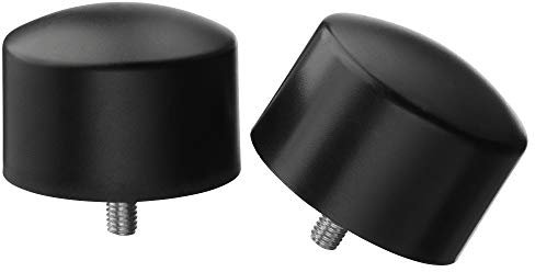 Ikea RAFFIG Endstücke 1 Paar schwarz