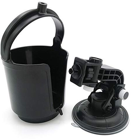 Keenso Porte-gobelet Pliant encastré, Support de Ventouse réglable pour Voiture