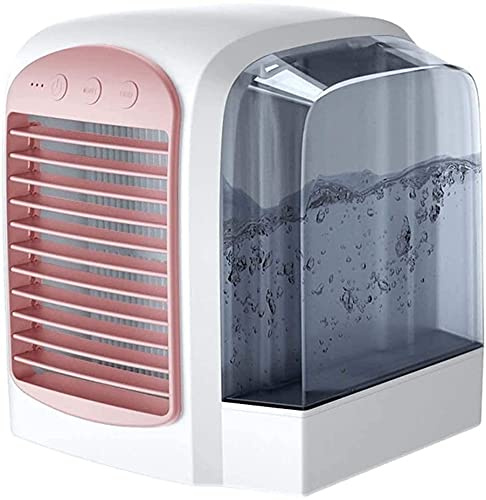 TONONE Evaporative Coolers Air Cooler Bedroom Cooling Fans for Rooms Tower Fans Cooling Powerful Pedestal Fans (Color : Pink)