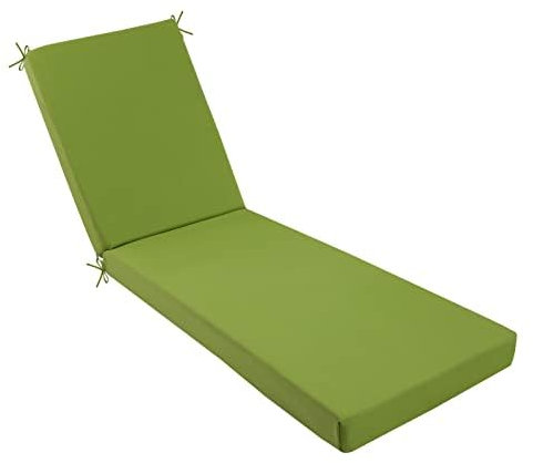 idee-home Chaiselongue-Kissen, Outdoor-Möbel, Loungesessel, Kissen, Chaiselonge-Kissen, wetter- und schmutzabweisend, Terrasse für Rasen, Poolmöbel, 203,2 x 66 x 7,6 cm (L x B x T)