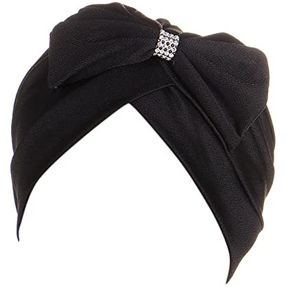 Turban Chimio Femme Été Coto Turban Cheveux Femme Chimio Bonnet Turban Femmes Chemo Sleep Cap Bonnets pour Cancer Casquettes Élastique À Large Mode Turban Chimio Femme avec Frange