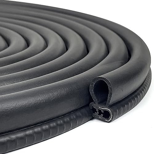 Auto Türdichtung 12 Meter Gummidichtung Türdichtungen Dichtungsprofil Universelle Schalldämmung Kofferraumdichtung für Wohnmobil LKW Auto Boot und Andere Geräte