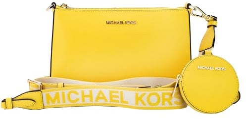 Michael Kors JET SET KLEINE CROSSBODY TASCHE MIT TECH ATTACHED MK (DAFFODIL), Daffodil