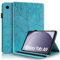 Succtopy Hülle für Samsung Galaxy Tab A9 2023 (SM-X110/X115) 8.7 Zoll Schutzhülle PU Leder mit Stifthalter und Standfunktion für Galaxy Tab A9 8.7 Hülle Blau