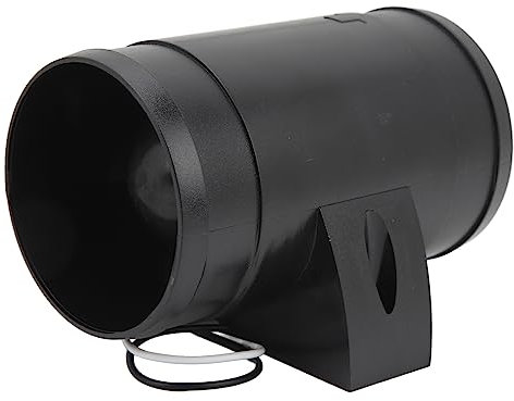 Ventilateur De Conduit En Ligne De Ventilation De 3 Pouces, 12V, 5 Pales, Débit D'air élevé, Fonctionnement Silencieux, Ventilateur D'extraction Pour Camping-car, Bateau, Yacht, Noir