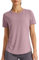 Libin Sportshirt Damen Kurzärm, Leichtes Atmungsaktiv Sport Shirts for Damen, Workout, Fitnessstudio, Laufen Tops, Quck Dry Rundhalsausschnitt Yoga-Shirts Locker, 08-Purple, Groß