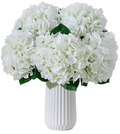 IUKnot 8PCS Hydrangea Artifiical Flowers