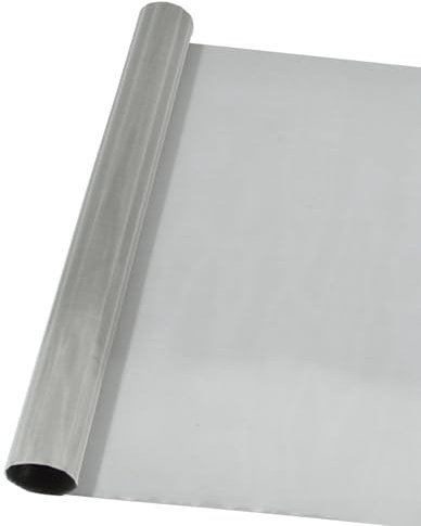 YAGJIA Rete metallica a maglia fine, 30 cm x 120 cm (120 mesh), rete metallica in acciaio inox 304, rete metallica in acciaio inox per filtro filtro, foglio, rete filtrante