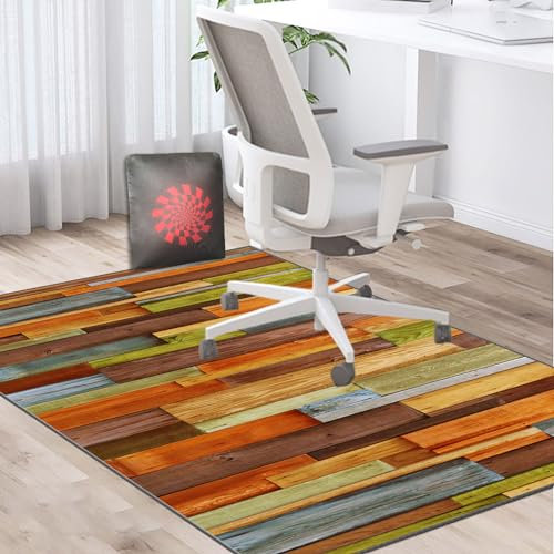 Gaming Chair Mat 120x150cm Carpet Protector for Office and Gaming Hardwood Floor Mat for Computer Gamers Essential Rug for Gaming Setup