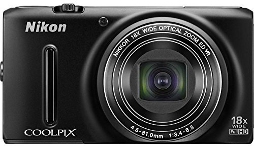Nikon Coolpix S9400 Digital Camera (Black) (Renewed)