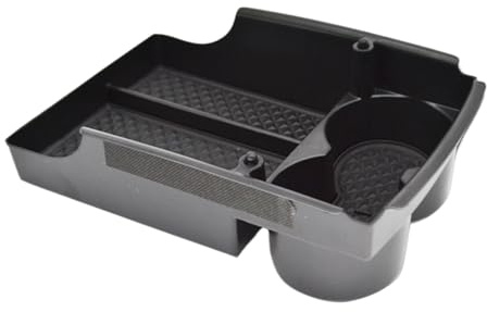VBNYBA Kompatibel Mit Tesla Für Model S Für Model X 2016 2017 2018 2019 2020 2021 Auto-Mittelkonsolen-Organizer, Getränkehalter, Armlehnen-Aufbewahrungsbox Auto Center Console Tray