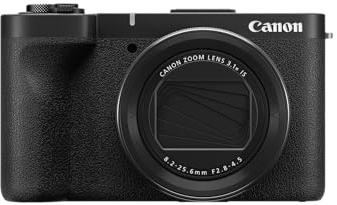 Canon PowerShot V1, Hybrid Camera, Built-in Ultra-Wide-Angle Zoom Lens, 4K Video, Vlogging, Live Streaming, Content Creation, Compact Design