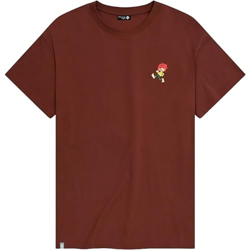 Bavarian Caps Herren Grantig By Nature V2 T-Shirt, dunkelrot, M
