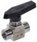JASMKLX Valvola a Spillo in Acciaio Inossidabile 304 1/8'' 1/4'' 1/2'' Femmina SS304 for Acqua, Gas e Olio Q11SA(1/8)