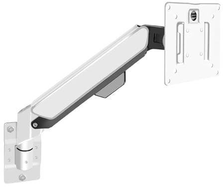 RGBENYQZ 10-36 Zoll Gasfeder Vollbewegliche TV-Wandhalterung LCD LED Monitorständer Armhalterung Tragkraft 12kg 360° höhenverstellbarer Monitorständer