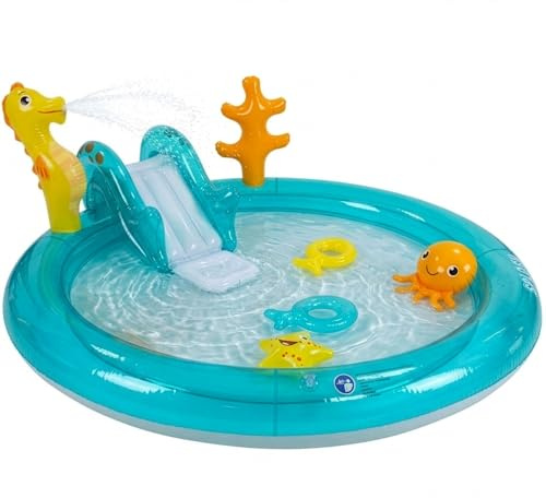 Splosh Sealife Activity Paddling Pool For Toddlers With Max 18cm Pool Depth