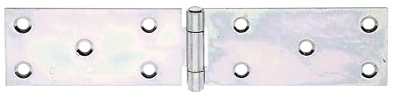 Alberts 346935 Tischband | mit vernietetem Edelstahlstift | sendzimirverzinkt | 44 x 200 mm