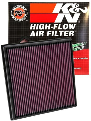 K&N 33-2966 Motorluftfilter: Hochleistung, Prämie, Abwaschbar, Ersatzfilter,Erhöhte Leistung, 2009-2019 (Zafira Tourer, Astra J, Astra MK6, Astra PJ, Verano, Cruze)