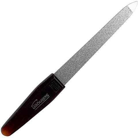 Lima per unghie con sottili granuli in zaffiro - 10 cm - Made in Solingen