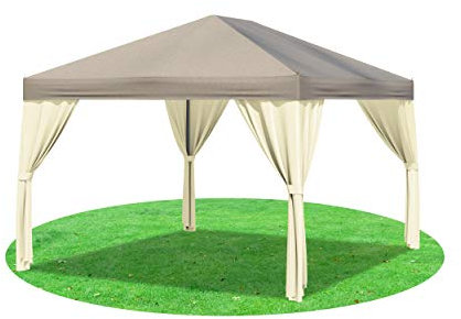 Stabilezelte Pavillon 3x4 Meter Sahara Polyester BRAUN
