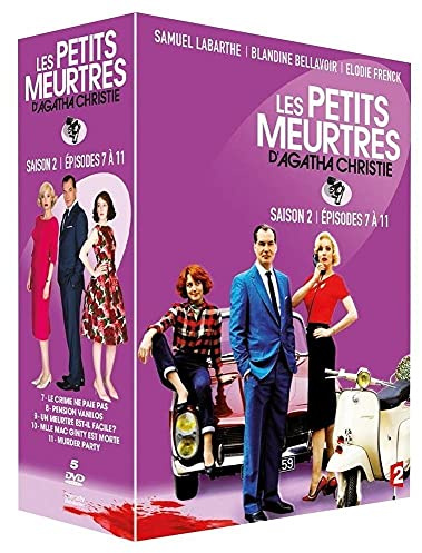 Coffret les petits meurtres d'agatha christie, saison 2, vol. 2, épisodes 7 à 11 [FR Import]