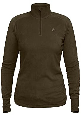 Fjällräven Skare Half Zip W Skirolli Funktionsshirt Langarmshirt Damen dunkelgrau NEU grau