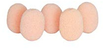 Rycote 105502 Lavalier Schaum, beige (5er Packung)