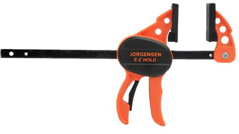 Jorgensen 33804 E-Z HOLD 4-Inch Hobby/Craft Clamp, black/brown