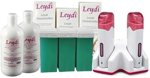 Leydi Duo - Doppel Wachspatronenset Azulen - Profi Waxingset zur Haarentfernung