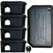 ROSHIELD 5 x Black Mouse Tamper-Resistant Bait Boxes - Holds Mice Poison Safely Away from Children & Pets (Empty - No Rodent Bait Included)