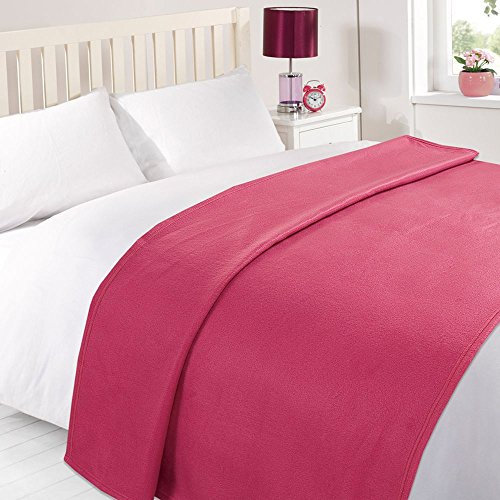 DREAMSCENE �berwurf Decke, Tagesdecke, Fuchsia