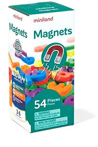 Miniland 45314 - Magnetische 54 Zahlen - 3 cm, 54 Stück