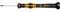 Wera 1550 PH Kraftform Micro ESD Screwdriver for electricians, PH 000 x 40 mm, 05030117001, Black/Yellow