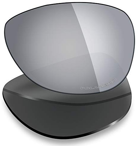 Mryok + Verres polarisés de rechange pour Oakley Crosshair 2012 OO4060 – Titane argenté