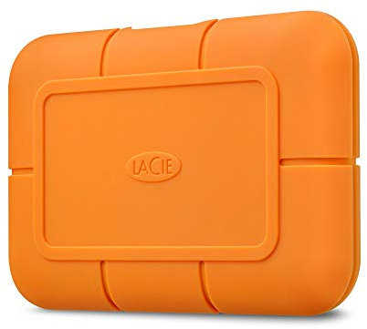 LaCie Rugged SSD externe SSD 2TB, 2.5 Zoll, PC & Mac, inkl. USB-C w/o USB-A Kabel, inkl. Rescue Service (STHR2000800)