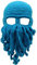 YEKEYI Divertido gorro de casco de caballero con sombrero de barba, hecho a mano, gorro grueso de invierno, sombrero de pulpo, Halloween, cosplay, máscara de esquí, Lblue, Taille unique
