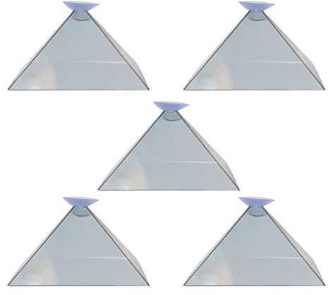 Arinda 3D Hologram Pyramid Display Projector Video Stand Portable for Smart Mobile Phone