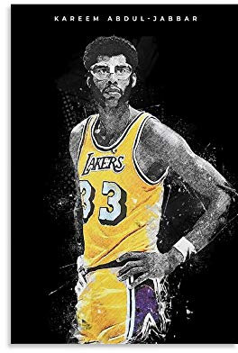 LIANGBO Anthony Davis Kareem Abdul Jabbar Leinwand Kunst Poster und Wandkunst Bilddruck Moderne Familienzimmer Dekor Poster 20x30inch(50x75cm)