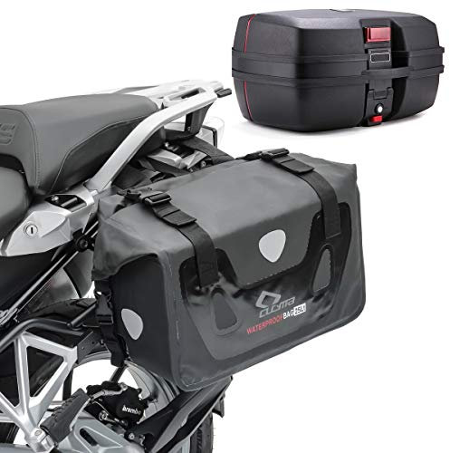 Satteltaschen Set für Kawasaki Zephyr 1100 + Topcase TP8