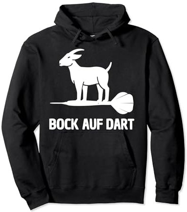 BOCK AUF DART - LUSTIGER DARTSPIELER DART & DARTS SPRUCH Pullover Hoodie