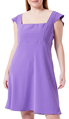 Pinko Damen Amoreoso Crepe Stretch Lässiges Kleid, Yb1_Lila Lavendel, 44