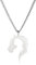 LIKGREAT Mädchen und Pferd Anhänger Halskette Pferd Liebhaber Halsketten Charm Freundschaft Edelstahl Schmuck Pferd Geschenke für Mädchen Frauen Geburtstag Jahrestag (Silver)