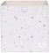 3 Sprouts - Faltbox – Stoffbox für Kallax Regal, Aufbewahrungsbox für Kinderzimmer, 33x33x33 cm - Terrazzo Grau