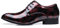 Anzugschuhe Herren Oxford Derby Schuhe Brogues Lederschuhe Hochzeitsschuhe Schnürhalbschuhe Klassischer Business Schnürschuh 1012 Rot Größe 44
