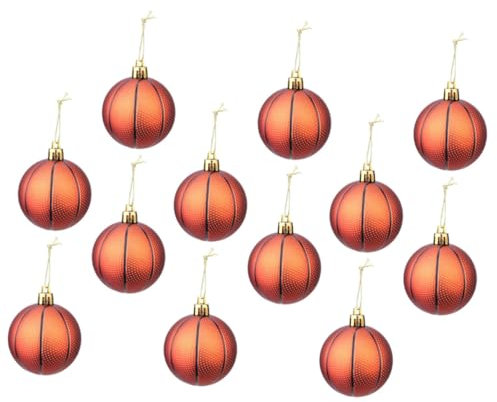 BESPORTBLE Ornament 12 Stück Deko- Weihnachtsbaum-Anhänger Weihnachtsbaumkugel-Anhänger Weihnachtskugeln Anhänger Weihnachtsbaumkugeln Weihnachtskugeln Ornamente Kugelornamente