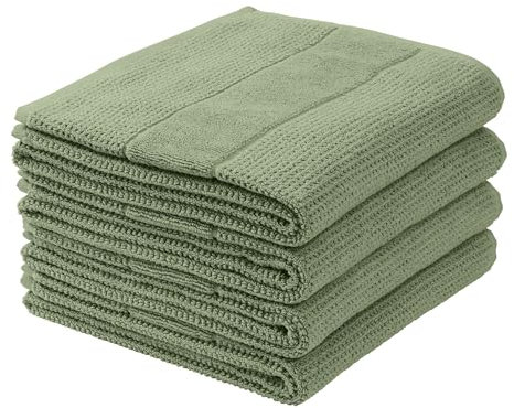 Schiesser Handtuchset Turin - 4-teilig - 50 x 100 cm - Grün
