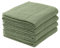 Schiesser Frottier Handtuch Turin im 4er Set | 100% Baumwolle aus nachhaltiger Produktion | flauschig, saugstark, farbecht | 50x100cm | Grün